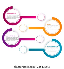 Business data visualization diagram chart data infographic element vector