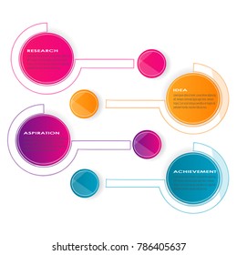 Business data visualization diagram chart data infographic element vector