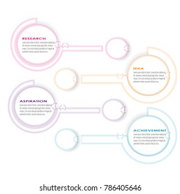 Business data visualization diagram chart data infographic element vector