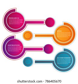 Business data visualization diagram chart data infographic element vector