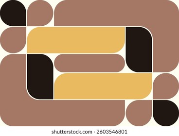 Business data visualization infographic template as vector in mocha mousse color theme. Can be used for progress, diagram, annual report, web design. Business concept.