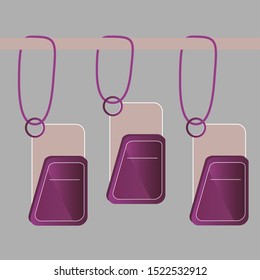 Business data visualization, infographics. Scheme of the process of elements with the help of graphics, diagrams of rectangles in three stages on stripes, numbers, variants, for text, parts. 