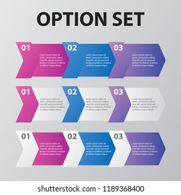 business data visualization, modern infographic options banner, presentation data graph, infographic template element