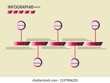 Business data visualization. Process chart. Abstract elements of graph, diagram with 4 and 5 steps, options, parts or processes. Vector business template for presentation. Creative concept for infogra
