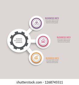 Business data visualization. Process chart. Abstract elements of graph, diagram with 4 steps, diagram, business step options, banner, web design. Business data visualization. Process chart. - Vector