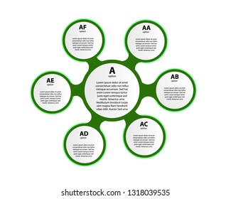 Business data visualization. Process chart. Abstract elements of graph, diagram with steps, options, parts or processes. Vector business template for presentation. Creative concept for infographic.