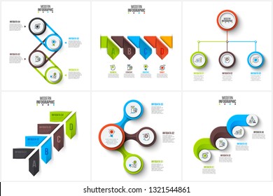 Business data visualization. Process chart. Abstract elements of graph, diagram with 4 steps, options, parts or processes. Vector business template for presentation. Creative concept for infographic.