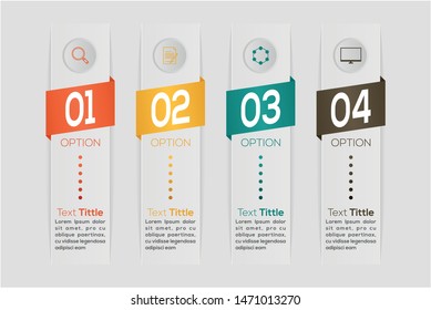 Business data visualization. Process chart. Abstract elements of graph, diagram with steps, options, parts or processes. Vector business template for presentation. Creative concept for infographic.