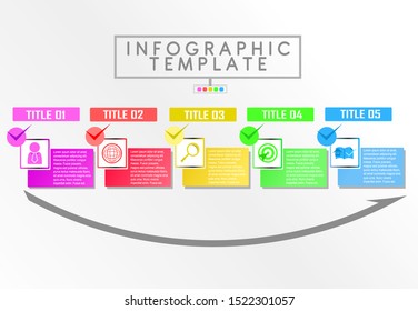 Business data visualization, process chart, abstract elements of graph, diagram with steps, market options, parts or processes, vector business template for presentation, and creative infographic.