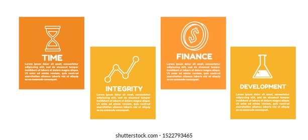Business data visualization. Process chart. Abstract elements of graph, diagram with steps, options, parts or processes. Vector business template for presentation. Creative concept for infographic
