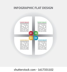 Business data visualization. Process chart. Abstract elements of graph, diagram with steps, options, parts or processes. Vector business template for presentation. Creative concept for infographic.