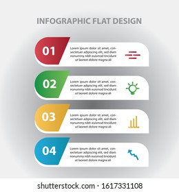 Business data visualization. Process chart. Abstract elements of graph, diagram with steps, options, parts or processes. Vector business template for presentation. Creative concept for infographic.