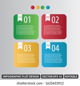 Business data visualization. Process chart. Abstract elements of graph, diagram with steps, options, parts or processes. Vector business template for presentation. Creative concept for infographic.