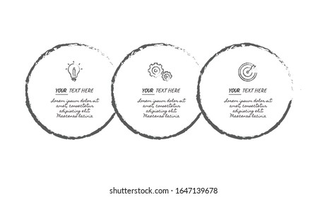 Business data visualization. Process chart. Abstract elements of graph, diagram with steps, options, parts or processes. Vector business template 