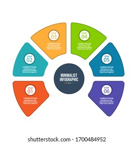 Business data visualization. Process chart. Abstract elements of graph, diagram with steps, options, parts or processes. Vector business template for presentation. Creative concept for infographic.

