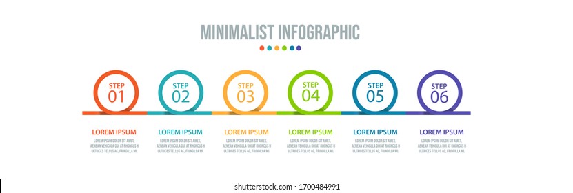 Business data visualization. Process chart. Abstract elements of graph, diagram with steps, options, parts or processes. Vector business template for presentation. Creative concept for infographic.
