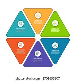 Business data visualization. Process chart. Abstract elements of graph, diagram with steps, options, parts or processes. Vector business template for presentation. Creative concept for infographic.
