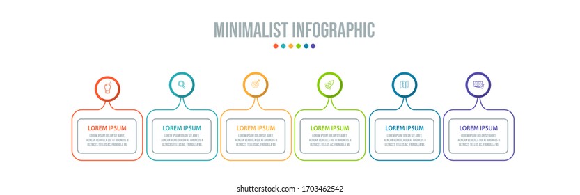 Business data visualization. Process chart. Abstract elements of graph, diagram with steps, options, parts or processes. Vector business template for presentation. Creative concept for infographic.