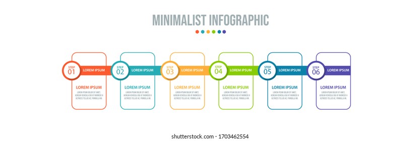 Business data visualization. Process chart. Abstract elements of graph, diagram with steps, options, parts or processes. Vector business template for presentation. Creative concept for infographic.
