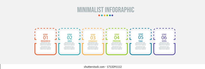 Business data visualization. Process chart. Abstract elements of graph, diagram with steps, options, parts or processes. Vector business template for presentation. Creative concept for infographic.

