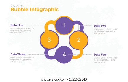Business data visualization. Process chart. Abstract elements of circle, diagram with steps, options, parts or processes. Vector business template for presentation. Creative concept for infographic.