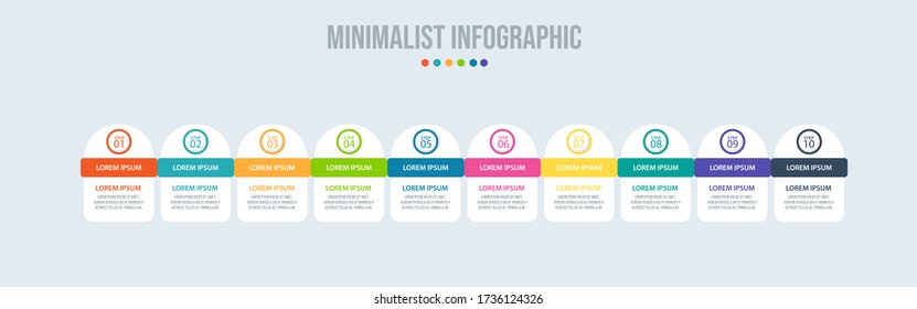 Business data visualization. Process chart. Abstract elements of graph, diagram with steps, options, parts or processes. Vector business template for presentation. Creative concept for infographic.
