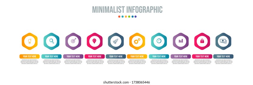 Business data visualization. Process chart. Abstract elements of graph, diagram with steps, options, parts or processes. Vector business template for presentation. Creative concept for infographic.
