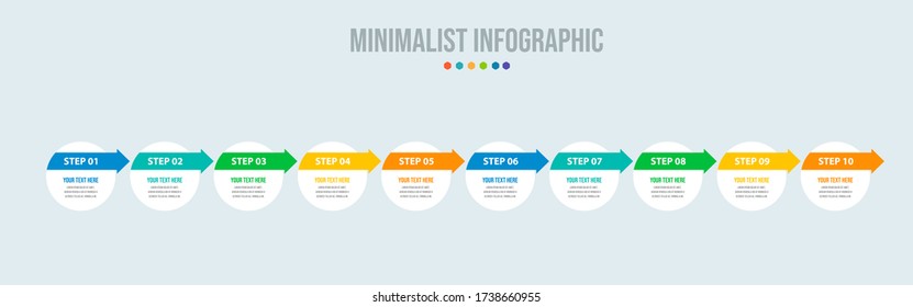 Business data visualization. Process chart. Abstract elements of graph, diagram with steps, options, parts or processes. Vector business template for presentation. Creative concept for infographic.
