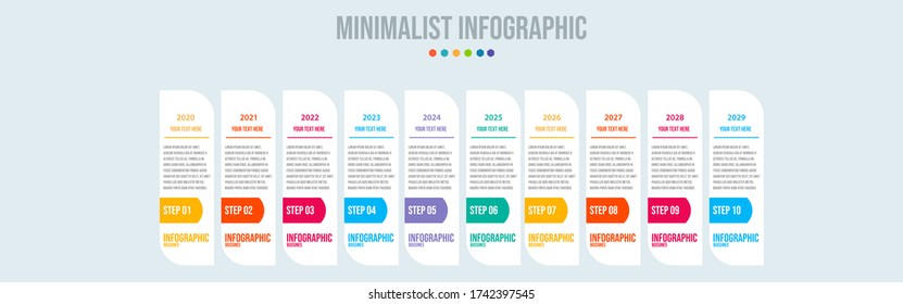 Business data visualization. Process chart. Abstract elements of graph, diagram with steps, options, parts or processes. Vector business template for presentation. Creative concept for infographic.
