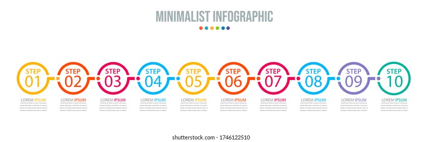 Business data visualization. Process chart. Abstract elements of graph, diagram with steps, options, parts or processes. Vector business template for presentation. Creative concept for infographic.
