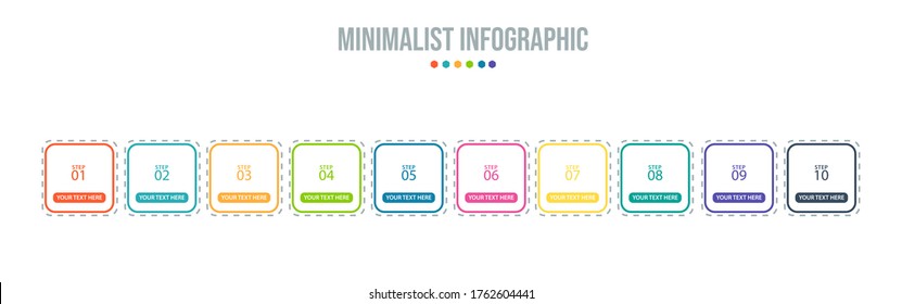 Business data visualization. Process chart. Abstract elements of graph, diagram with steps, options, parts or processes. Vector business template for presentation. Creative concept for infographic.
