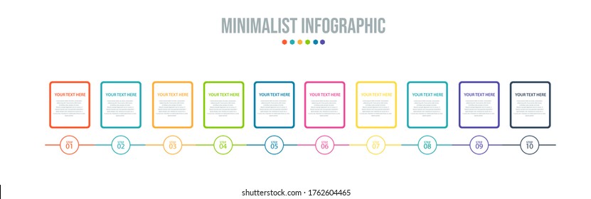 Visualización de datos empresariales. Gráfico de procesos. Resumen de elementos del gráfico, diagrama con pasos, opciones, partes o procesos. Plantilla de negocio de vectores para presentación. Concepto creativo para infografía.
