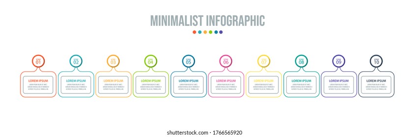 Business data visualization. Process chart. Abstract elements of graph, diagram with steps, options, parts or processes. Vector business template for presentation. Creative concept for infographic.
