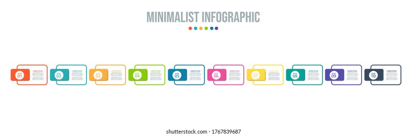 Business data visualization. Process chart. Abstract elements of graph, diagram with steps, options, parts or processes. Vector business template for presentation. Creative concept for infographic.
