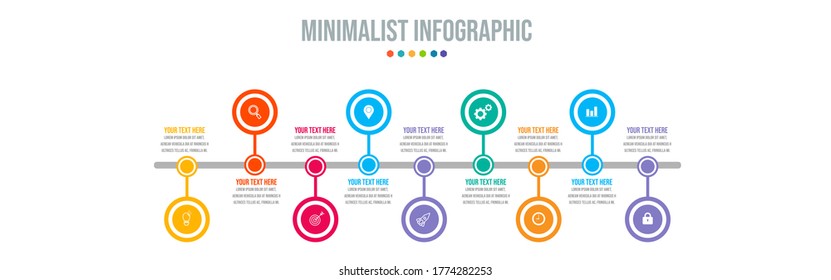 Business data visualization. Process chart. Abstract elements of graph, diagram with steps, options, parts or processes. Vector business template for presentation. Creative concept for infographic.
