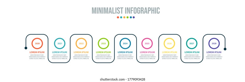 Business data visualization. Process chart. Abstract elements of graph, diagram with steps, options, parts or processes. Vector business template for presentation. Creative concept for infographic.
