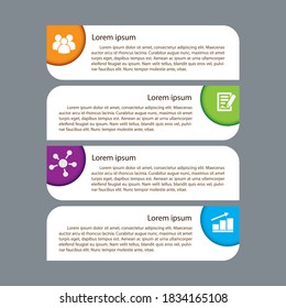 Business data visualization. Process chart. Abstract elements of graph, 
diagram with steps, options, parts or processes. Vector business template for presentation. 
Creative concept for infographic.
