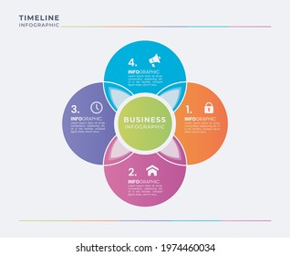 Business data visualization. Process chart. Abstract elements of graph, diagram with steps, options, parts or processes. Vector business template for presentation. Creative concept for infographic.