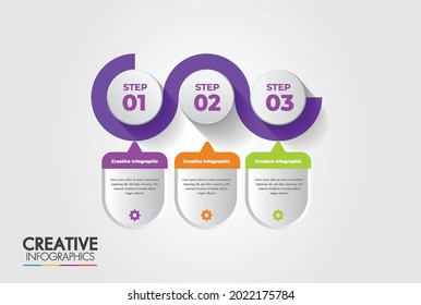 Business data visualization. Process chart. Abstract elements of graph, diagram with steps, options, parts or processes. Vector business template for presentation.
