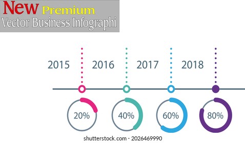 Business data visualization. Process chart. Abstract elements of graph, diagram with steps, options, parts, or processes. Vector business template for presentation. Creative concept for infographic