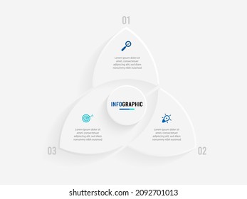 Business data visualization. Process chart. Abstract elements of graph, diagram with steps, options, parts or processes. Vector business template for presentation. Creative concept for infographic.