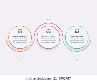 Business data visualization. Process chart. Abstract elements of graph, diagram with steps, options, parts or processes. Vector business template for presentation