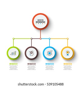 Business data visualization. Process chart. Abstract elements of graph, diagram with 5 steps, options, parts or processes. Vector business template for presentation. Creative concept for infographic.