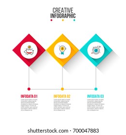 Business data visualization. Process chart. Abstract elements of graph, diagram with steps, options, parts or processes. Vector business template for presentation. Creative concept for infographic.