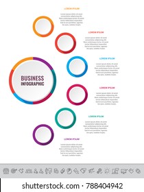 Business data visualization. Process chart. Abstract elements of graph, diagram with 6 steps, options, parts or processes. Vector business template for presentation. Creative concept for infographic. Business data visualization. Process chart. Abstract elements of graph, diagram with 6 steps, options, parts or processes. Vector business template for presentation. Creative concept for infographic.