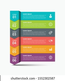 Business data visualization. timeline arrow infographic icons designed for abstract background template