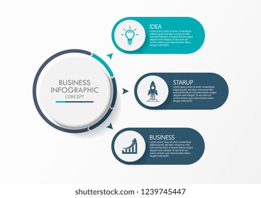 Business data visualization. timeline infographic icons designed for abstract background template milestone element modern diagram process technology digital marketing data presentation chart Vector