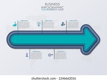 Business data visualization. timeline infographic icons designed for abstract background template milestone element modern diagram process technology digital marketing data presentation chart Vector