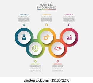 Business data visualization. timeline infographic icons designed for abstract background template milestone element modern diagram process technology digital marketing data presentation chart Vector