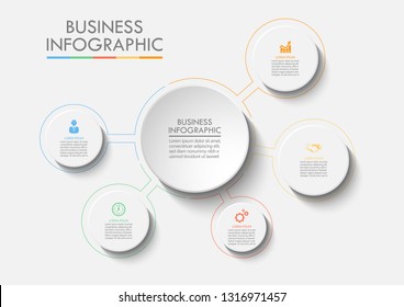 Business data visualization. timeline infographic icons designed for abstract background template milestone element modern diagram process technology digital marketing data presentation chart Vector